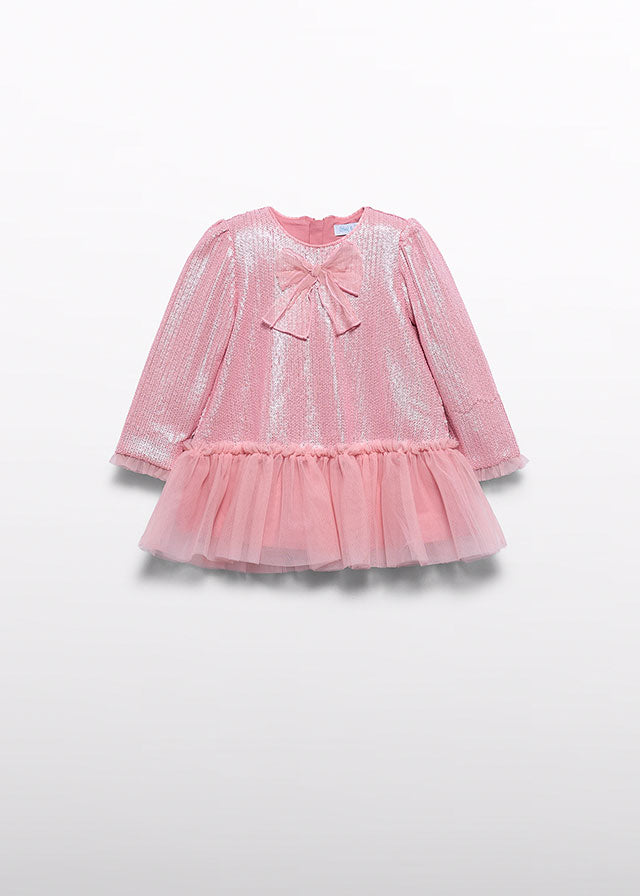 Abel & Lula Sequin Dress with Bow