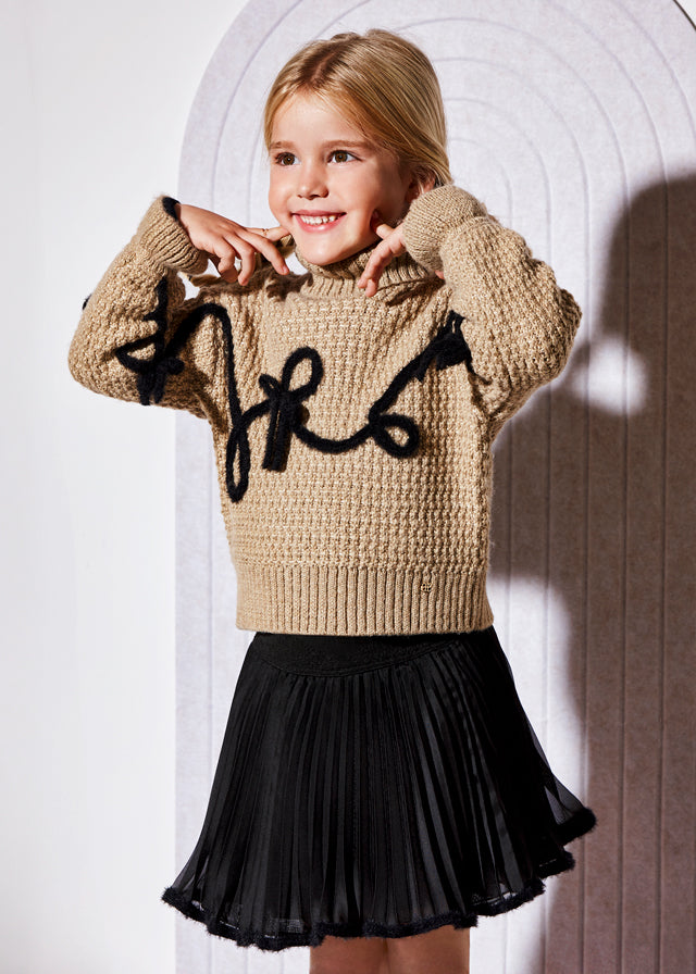 Abel & Lula Girl Sweater & Skirt Set