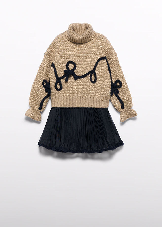 Abel & Lula Girl Sweater & Skirt Set