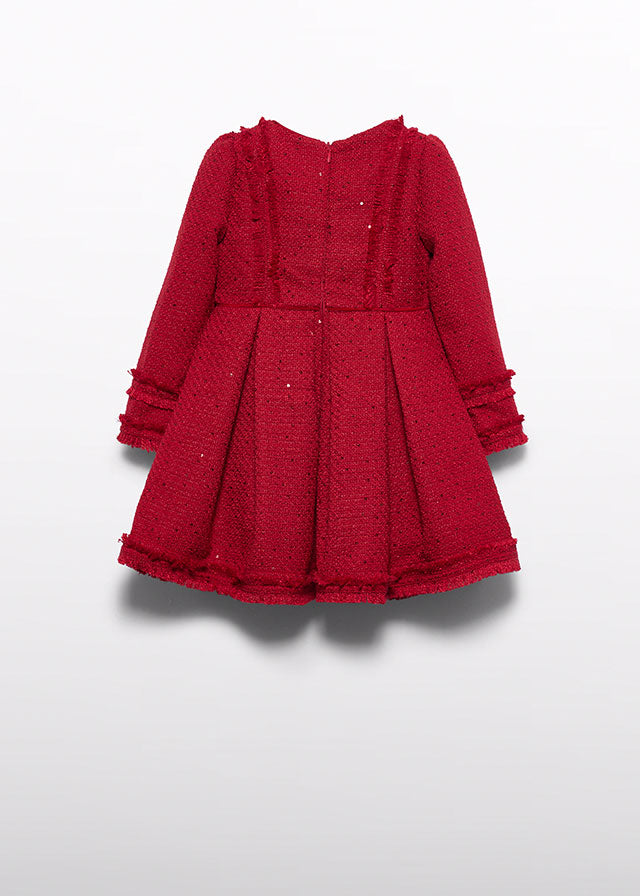 Abel & Lula Sequin Tweed Dress