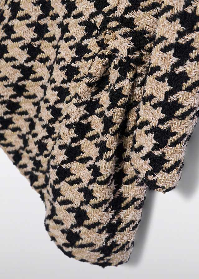 Abel & Lula Tweed Hounds tooth Dress