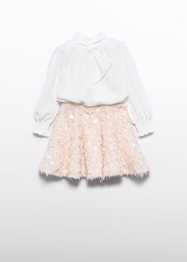 Abel & Lula Blouse,Skirt & Jacket Set
