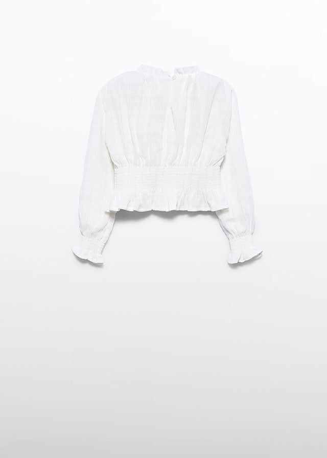 Abel & Lula Blouse & Braided Shorts Set