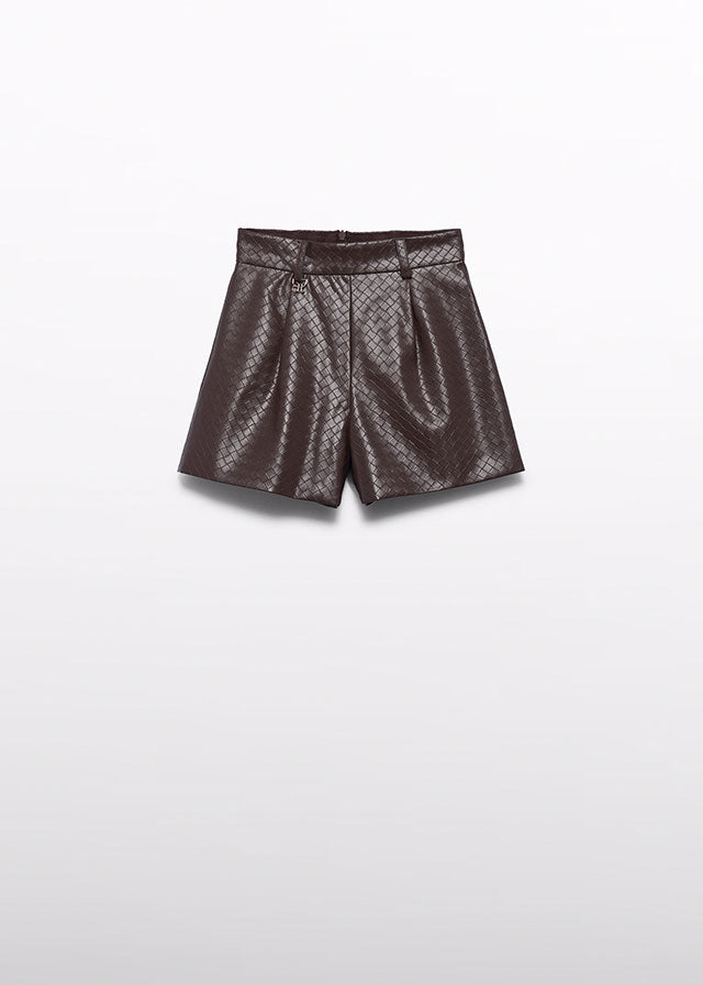 Abel & Lula Blouse & Braided Shorts Set