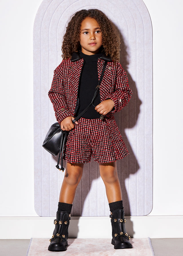 Abel & Lula Tweed Jacket & Skirt Set
