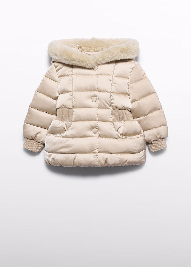 Abel & Lula Satin Puffer Coat