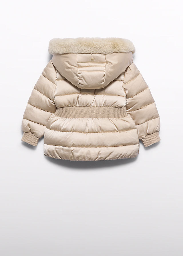 Abel & Lula Satin Puffer Coat