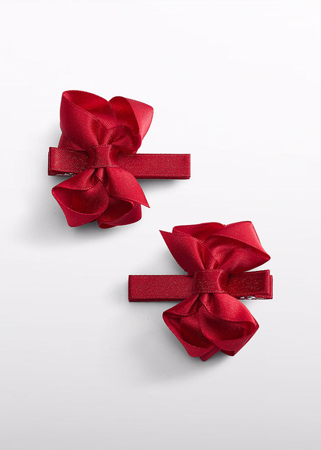 Abel & Lula 2pc Hair Bow Clip Set