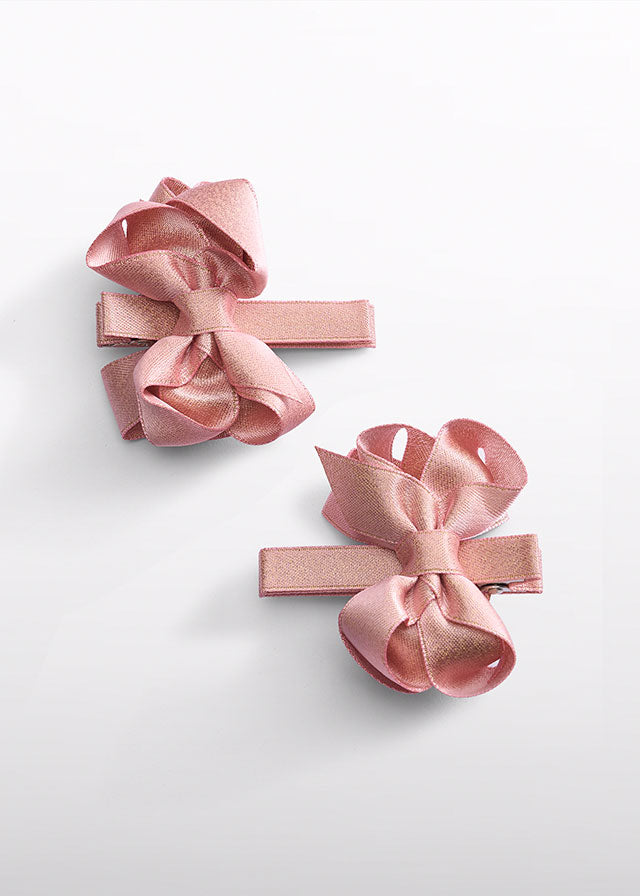 Abel & Lula 2pc Hair Bow Clip Set