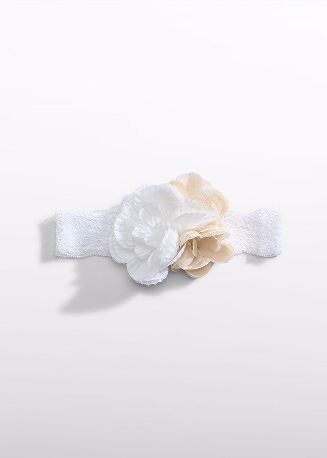Abel & Lula Lace Headband w/Flowers