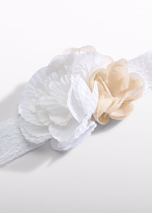 Abel & Lula Lace Headband w/Flowers