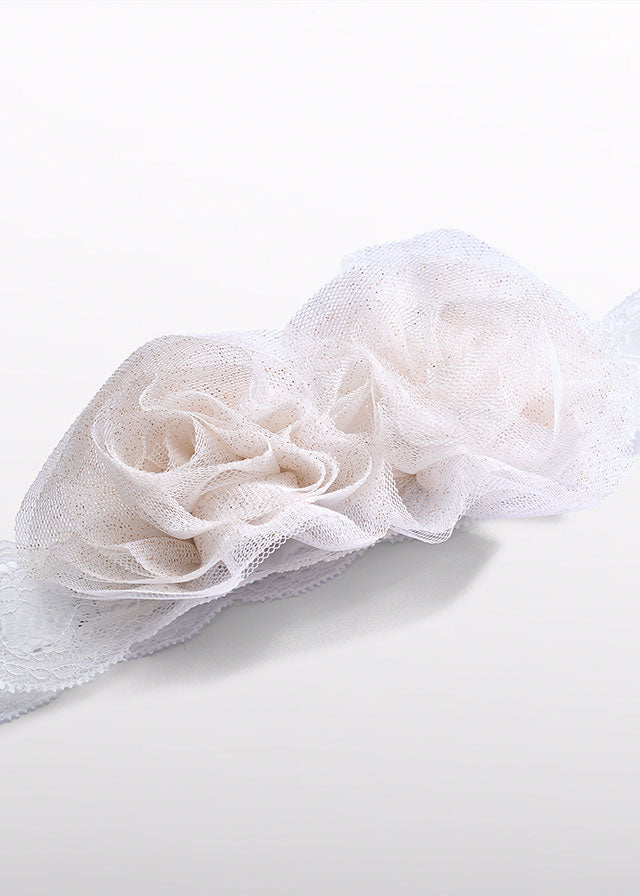 Abel & Lula Lace Headband w/Flowers