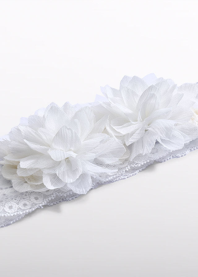 Abel & Lula Lace Headband w/Flowers