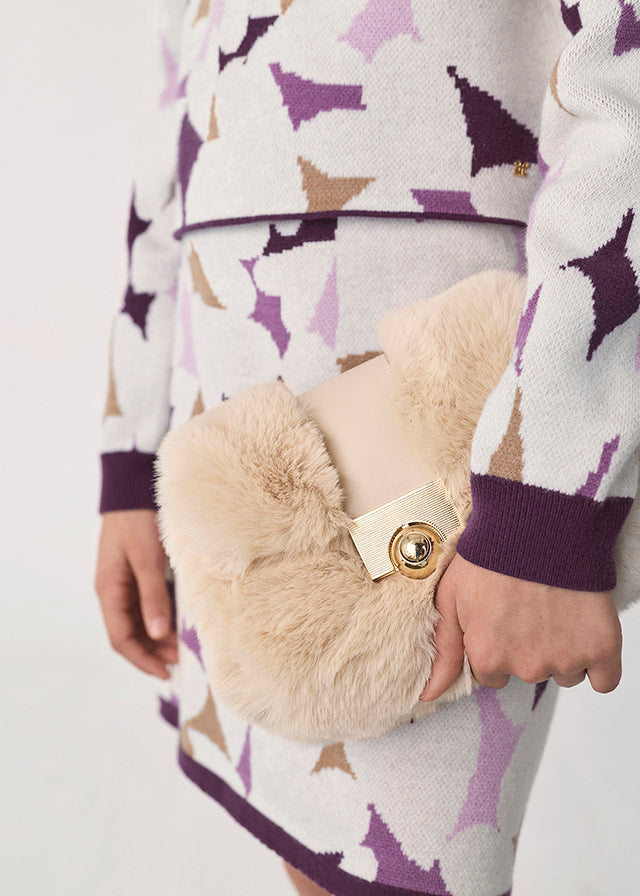 Abel & Lula Faux Fur Purse