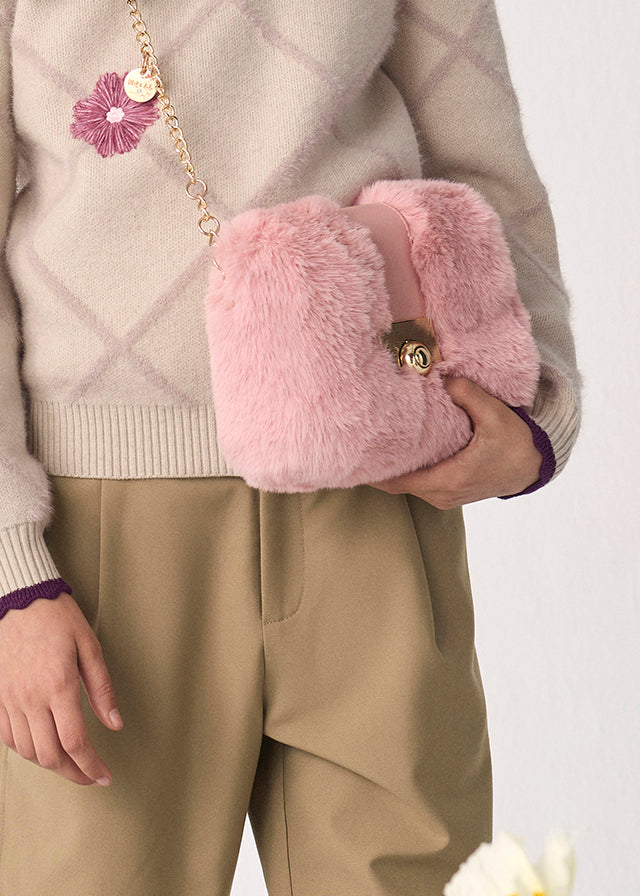 Abel & Lula Faux Fur Purse
