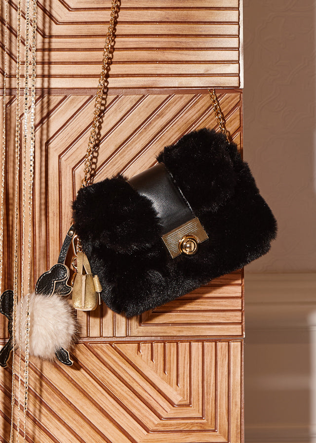 Abel & Lula Faux Fur Purse