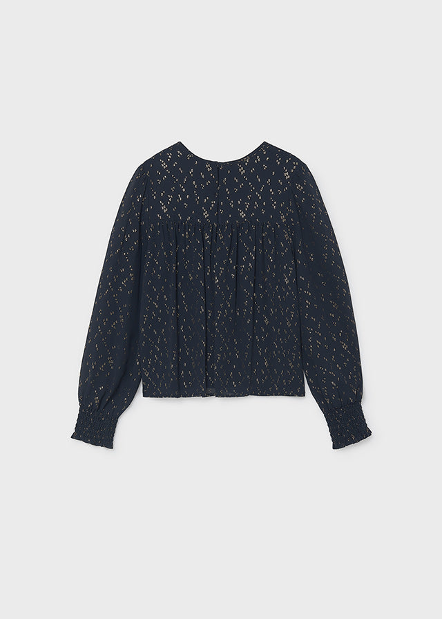 Mayoral Blouse & Skirt Set