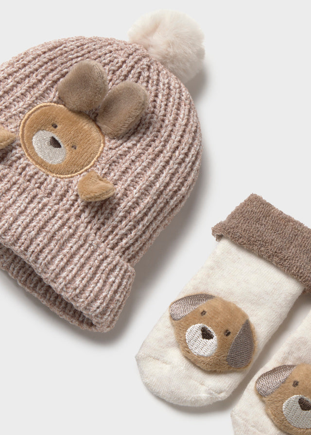 Mayoral Infant Hat & Socks Set