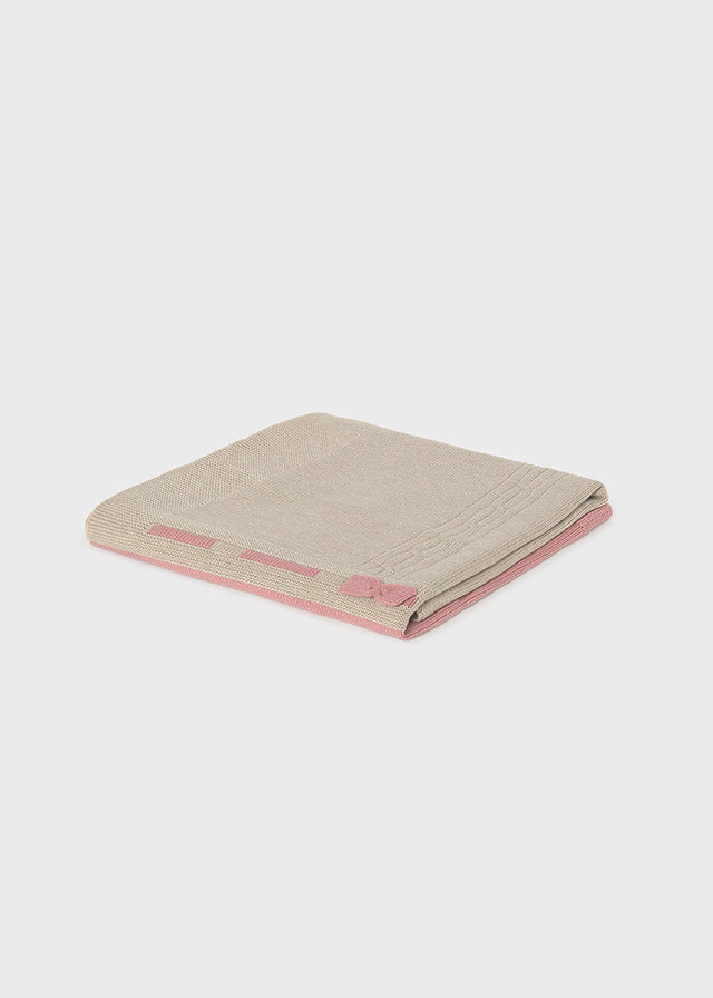 Mayoral Infant Girl Knit Blanket