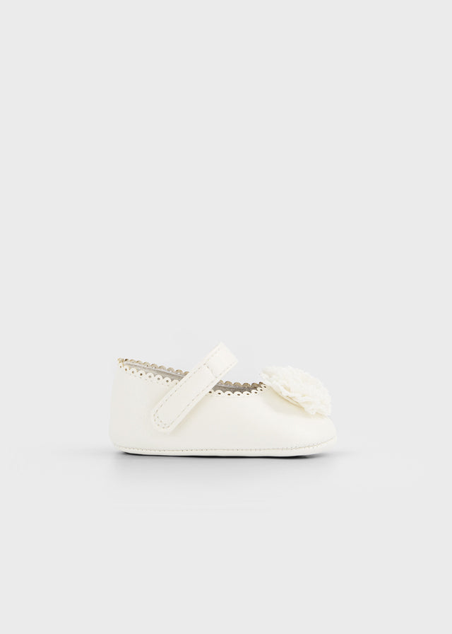 Mayoral Infant Girl Shoes w/Lace Flower