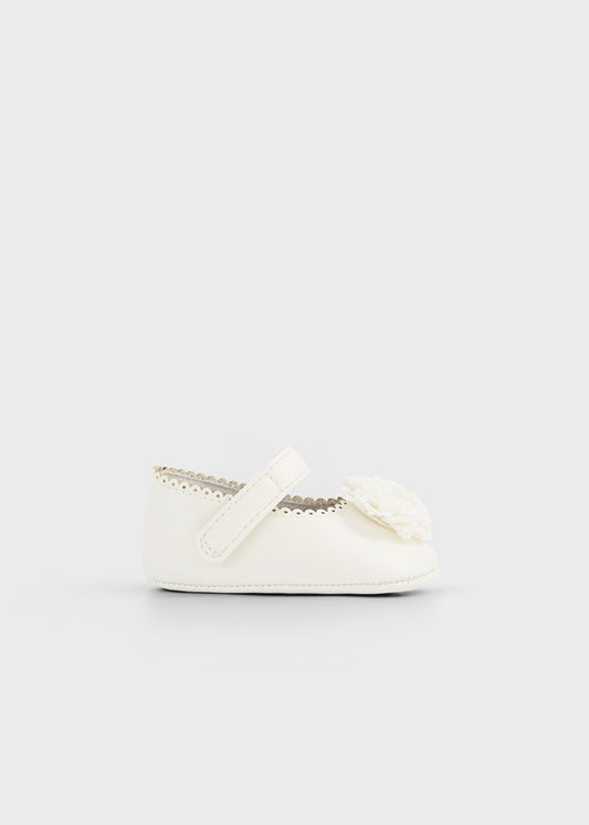 Mayoral Infant Girl Shoes w/Lace Flower
