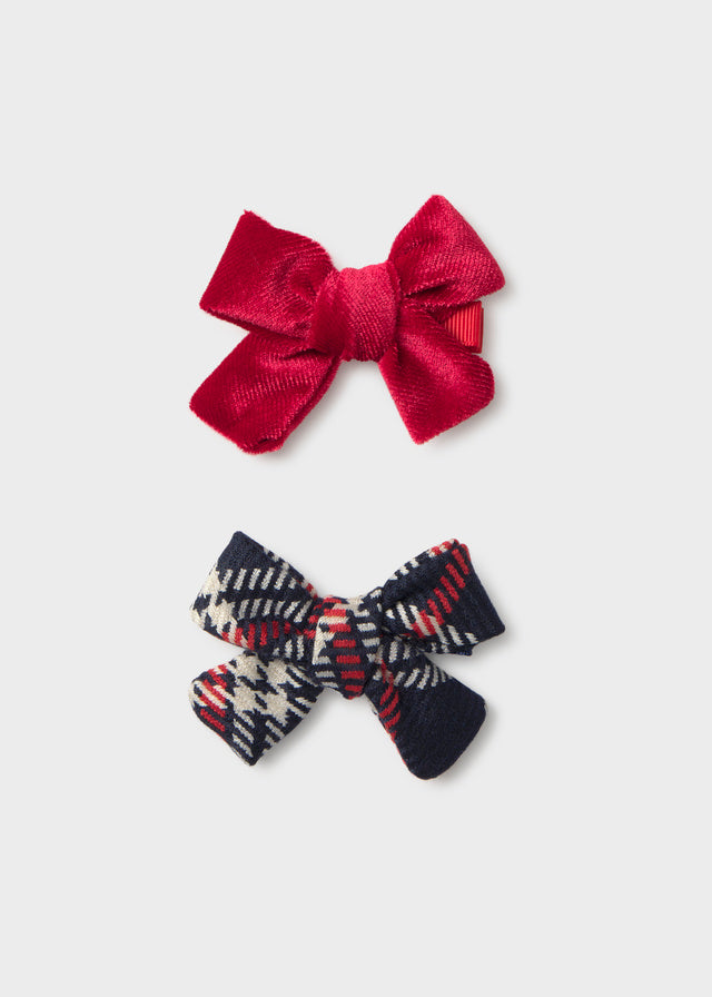 Mayoral Infant Girl 2pc Plaid Bow Set