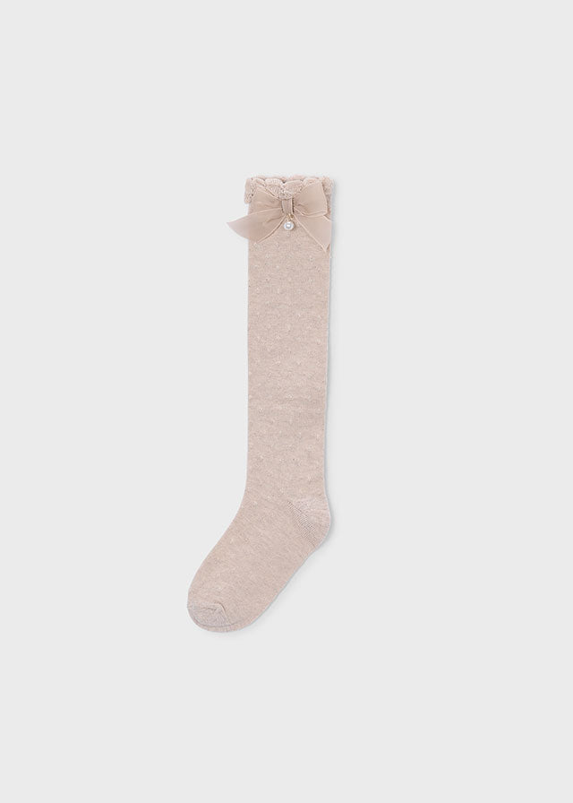 Mayoral Girl Knee Highs w/Bow