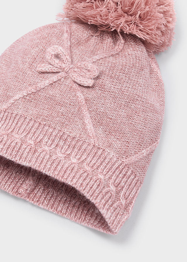 Mayoral 2pc Hat Set w/Bows