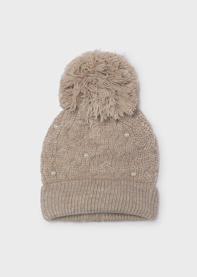 Mayoral Girl Hat w/Pearls