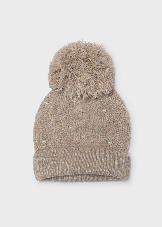 Mayoral Girl Hat w/Pearls