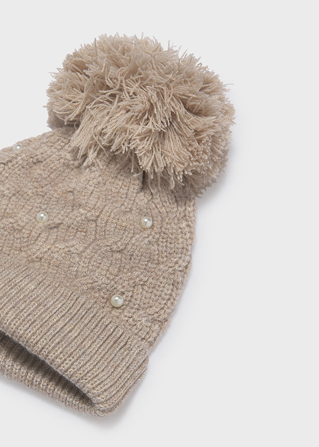 Mayoral Girl Hat w/Pearls