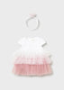 Mayoral Newborn Girl Tulle Dress and Headband Set