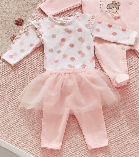 Mayoral LS Onesie/Tutu Legging Set