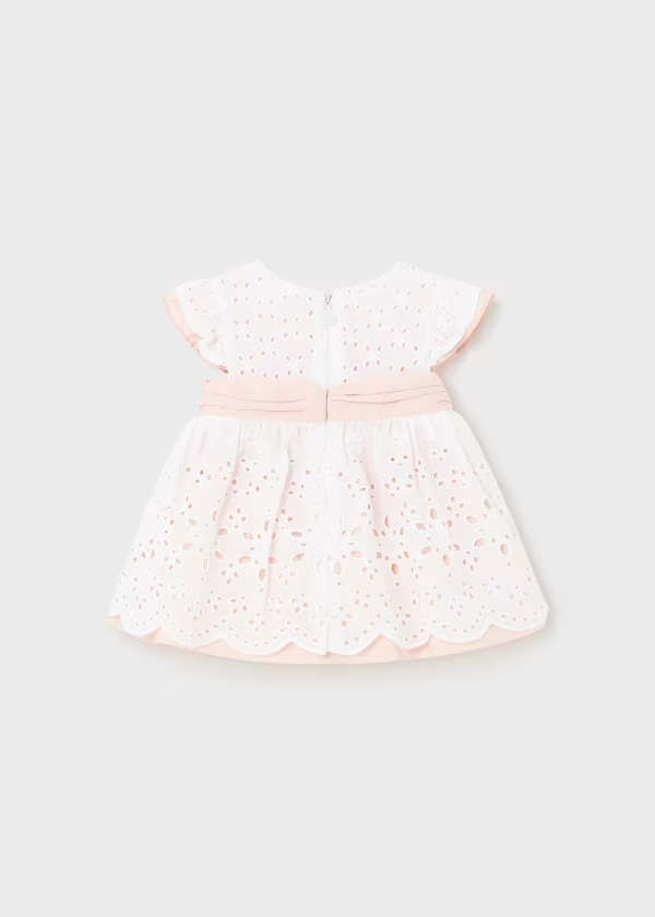 Mayoral Newborn Embossed Dress Better Cotton