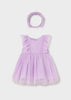 Mayoral Baby Tulle Dress with Headband