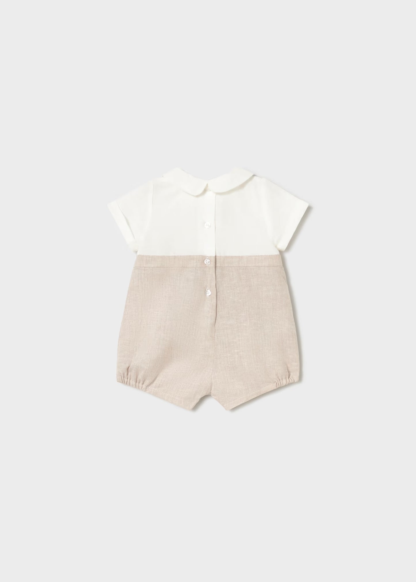Mayoral Newborn Boy Ceremony Romper