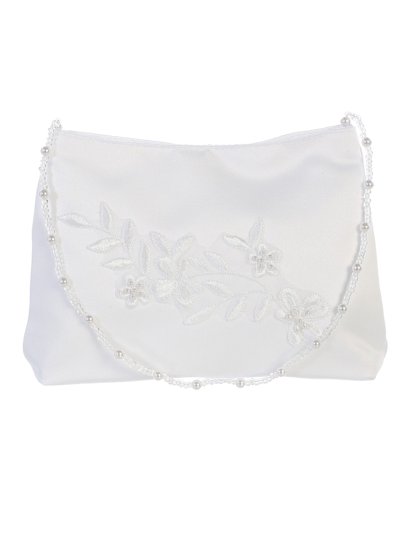 Girls Purse w/Floral Embroidery