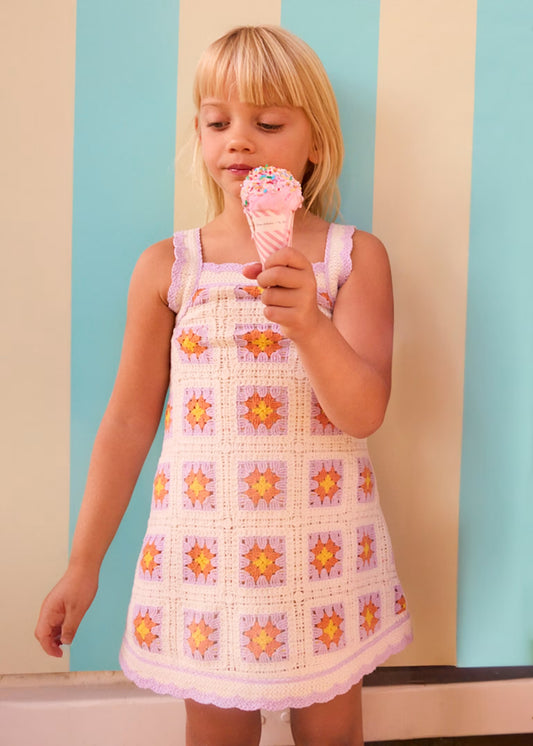 Mayoral Girl Crochet Dress
