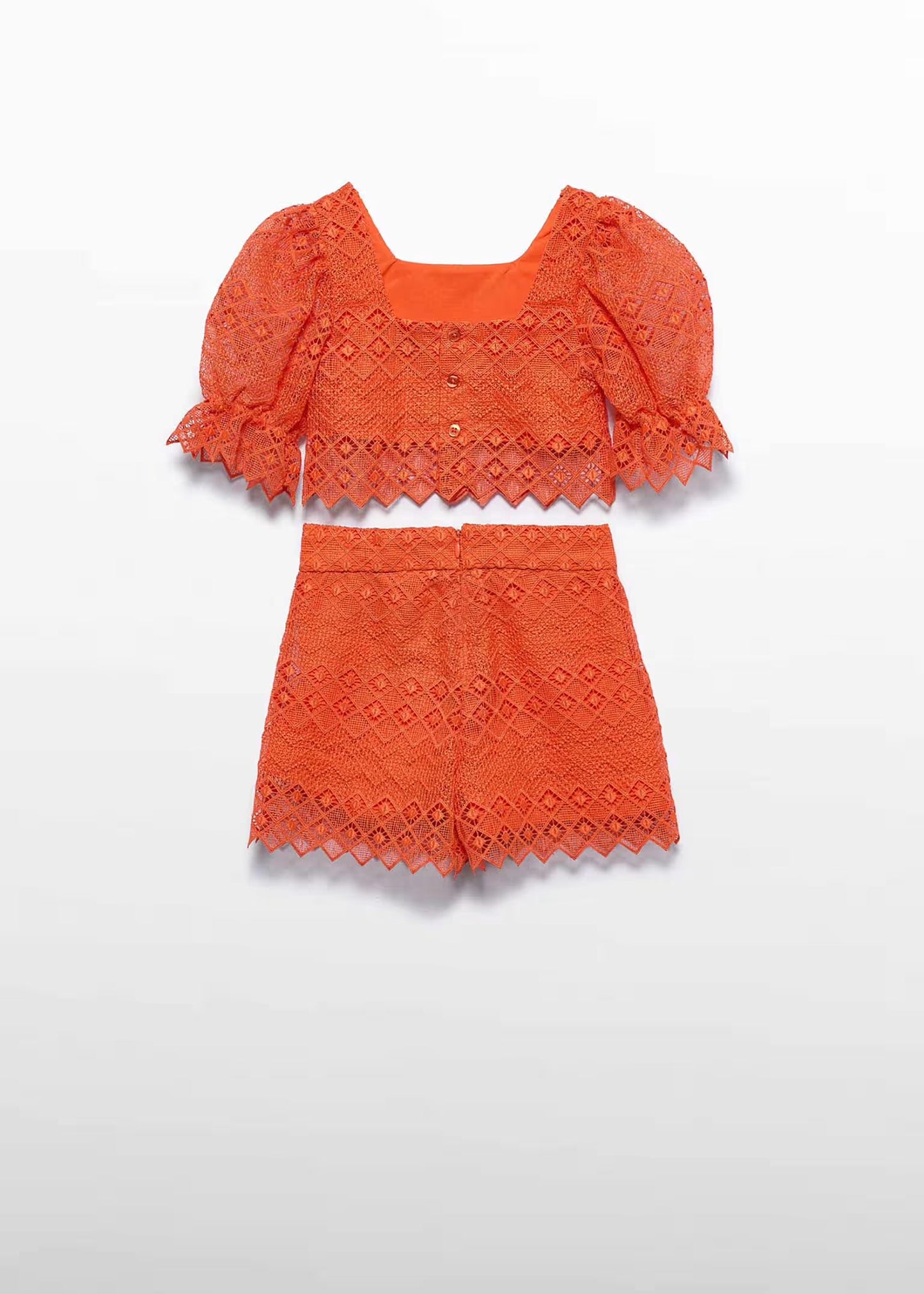 Abel & Lula Girl Guipure Set