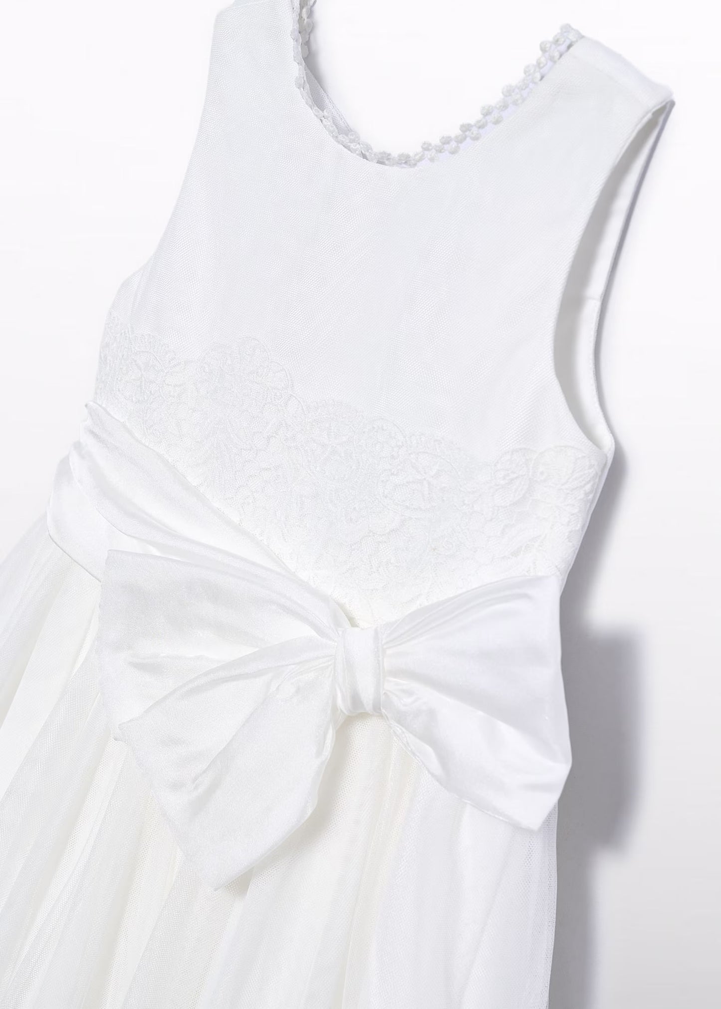 Abel & Lula Girl Embroidered Tulle Dress