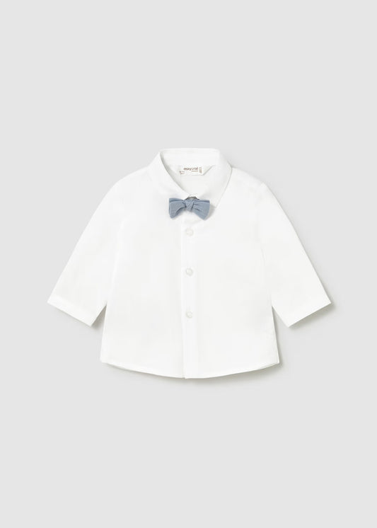 Mayoral Newborn Boy Bow-tie Shirt/Pants with Suspenders