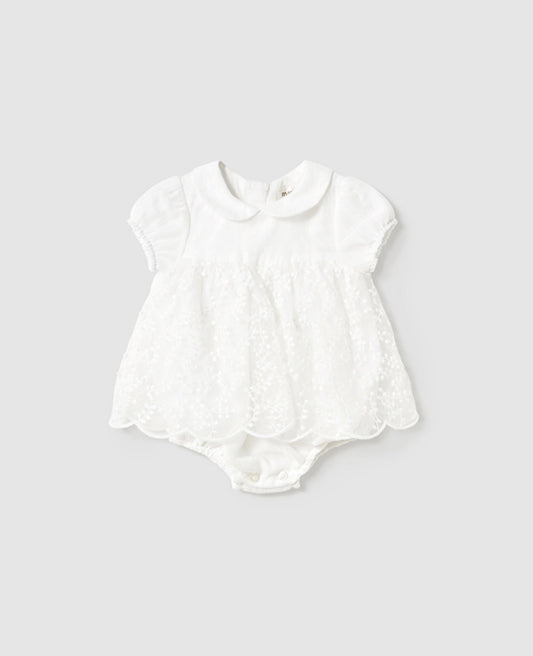Mayoral Newborn Romper Special Occasions