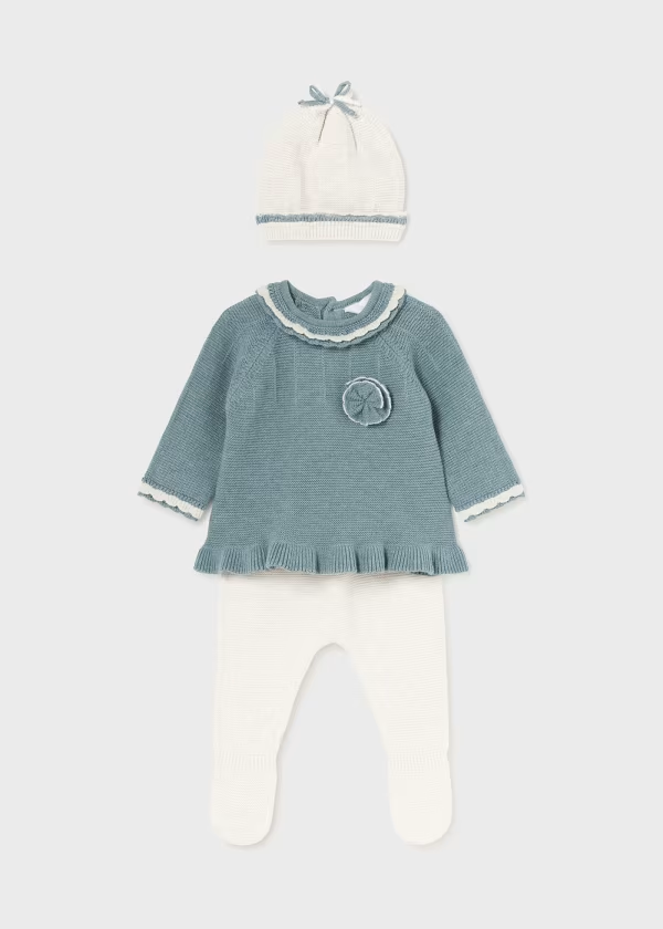 Mayoral Newborn 3 Piece Knit Set