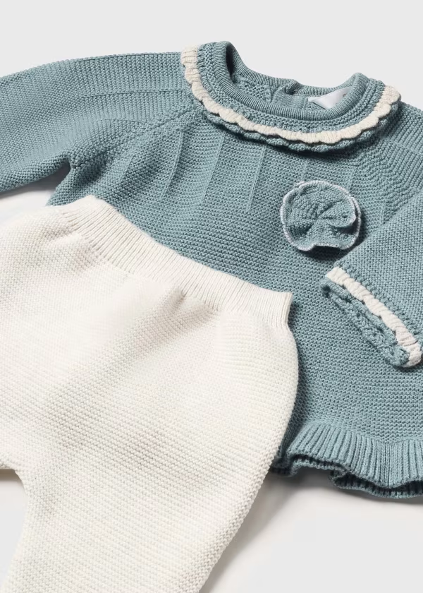 Mayoral Newborn 3 Piece Knit Set