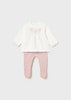 Mayoral Newborn Girl Pants and Sweater Set