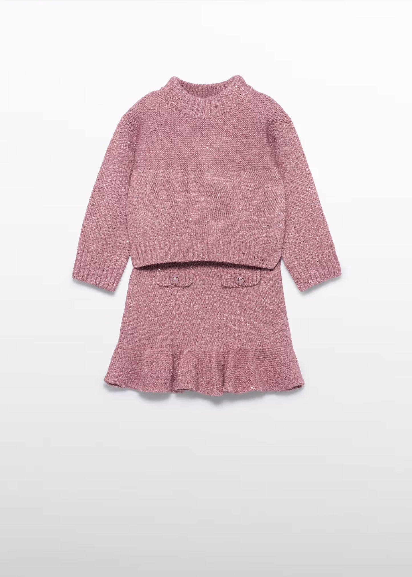 Abel & Lula Girl Knit Skirt Set