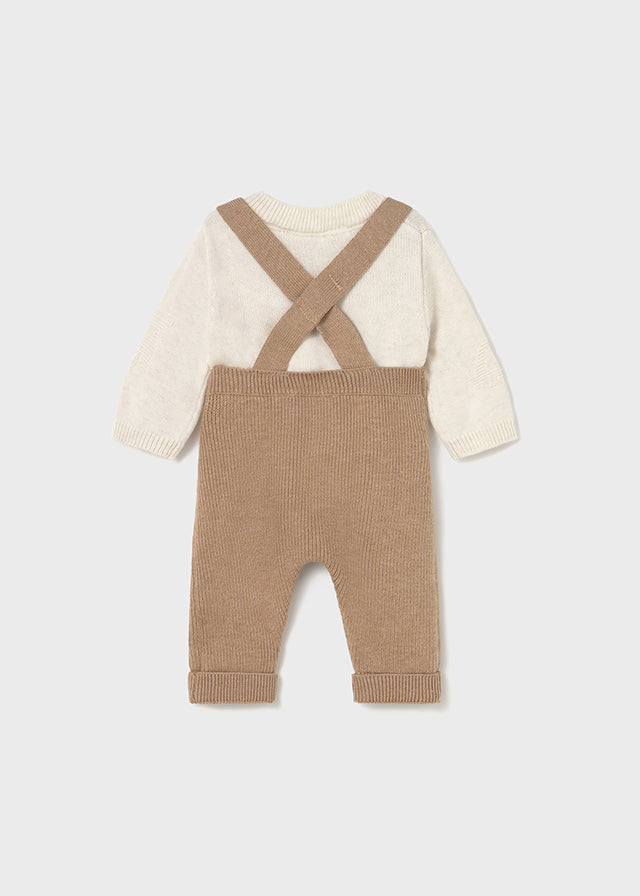 Mayoral Newborn Boy 2-Piece Dungaree Set