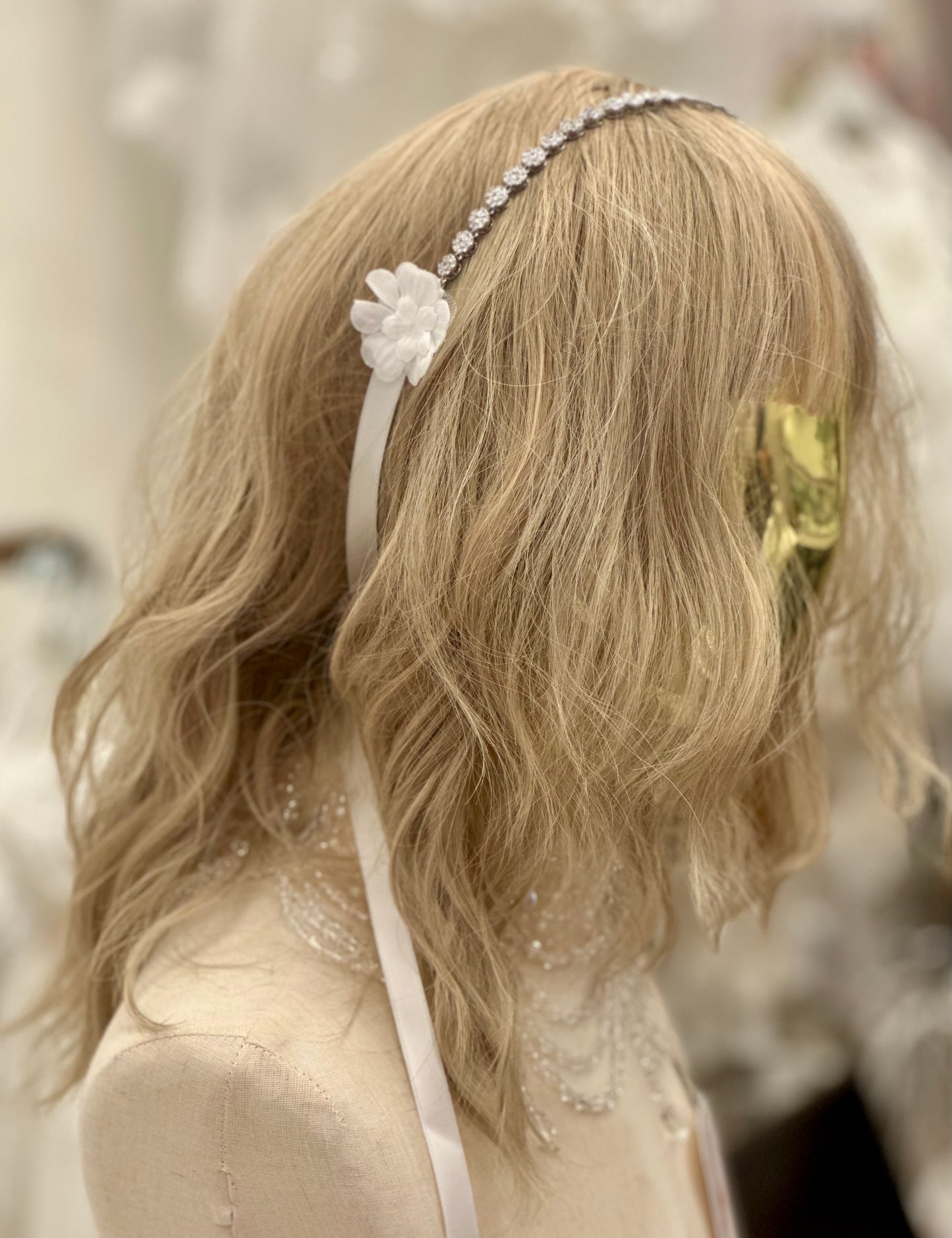 Floral Rhinestone Headband