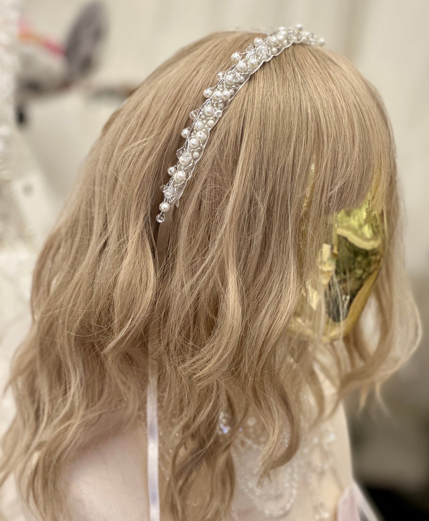 Girls Pearl Headband