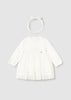 Mayoral Baby Embroidered Tulle Dress
